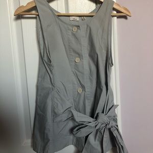 Blue-grey blouse by Wilfred from Aritzia